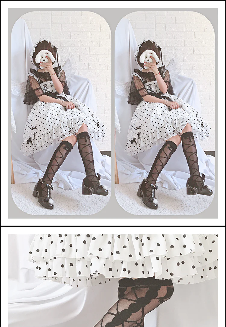 Thorn Kiss - Lolita Thigh Stockings Lolita Pantyhose - Image 13