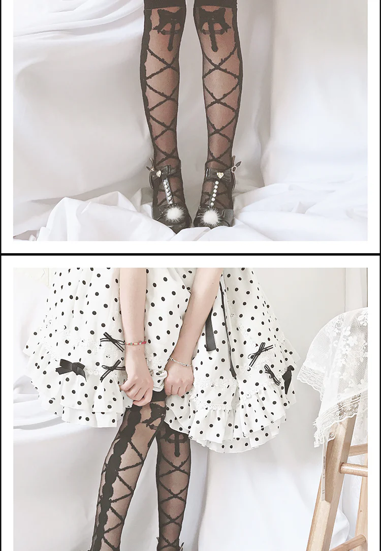 Thorn Kiss - Lolita Thigh Stockings Lolita Pantyhose - Image 16