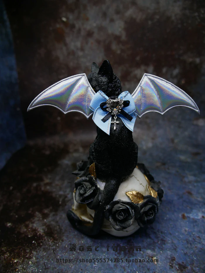 Rose Thorn - Multicolors Gothic Lolita Little Bat Brooch Hairpin - Image 21
