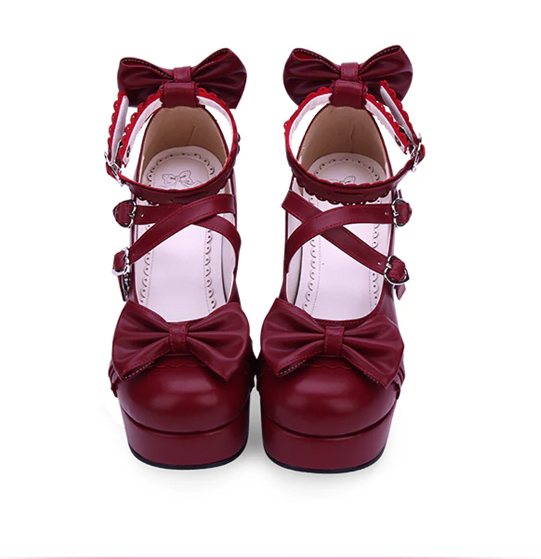 Angelic imprint - Sweet Lolita Heels Shoes Princess Tea Party Low Cut Shoes - Image 13