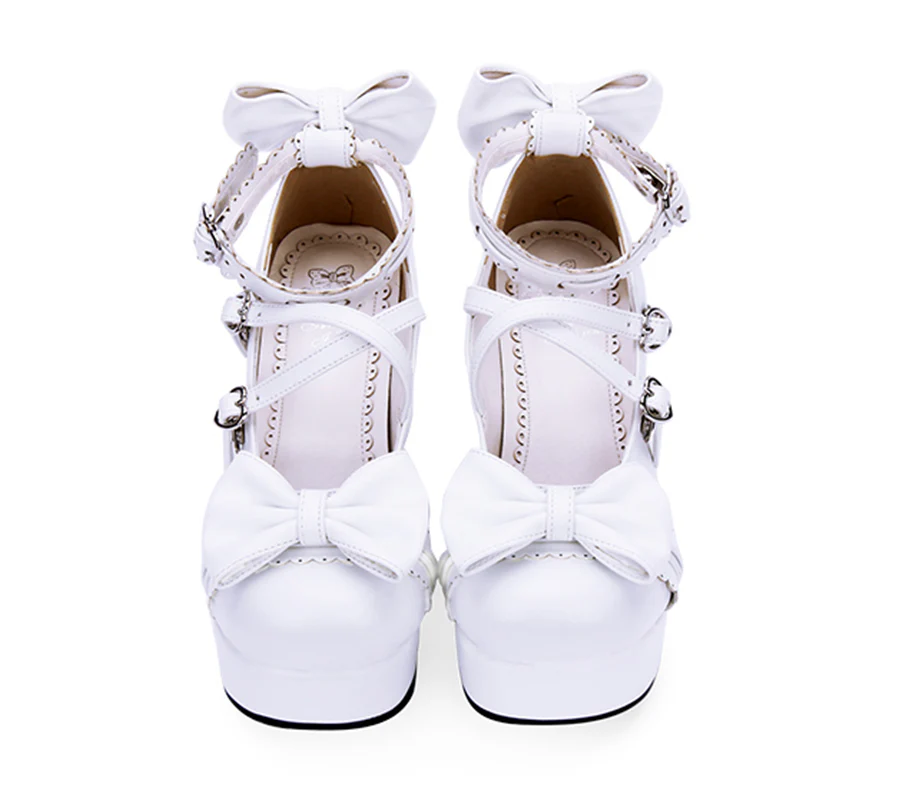 Angelic imprint - Sweet Lolita Heels Shoes Princess Tea Party Low Cut Shoes - Image 14