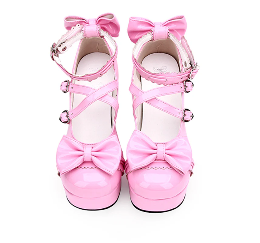 Angelic imprint - Sweet Lolita Heels Shoes Princess Tea Party Low Cut Shoes - Image 16