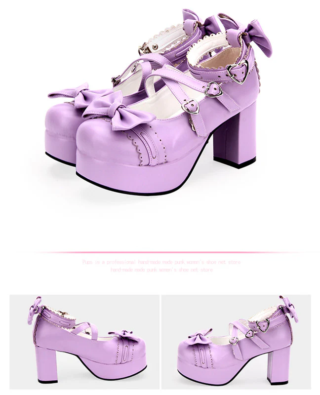Angelic imprint - Sweet Lolita Heels Shoes Princess Tea Party Low Cut Shoes - Image 18