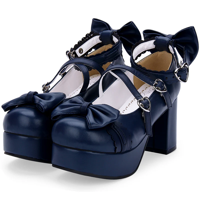 Angelic imprint - Sweet Lolita Heels Shoes Princess Tea Party Low Cut Shoes - Image 4