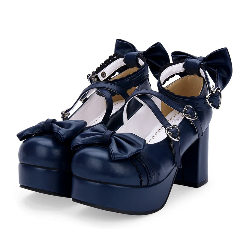Angelic imprint - Sweet Lolita Heels Shoes Princess Tea Party Low Cut Shoes - Image 6