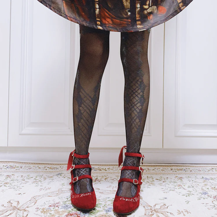 20D Velvelt Lolita Tights Collection - Image 10