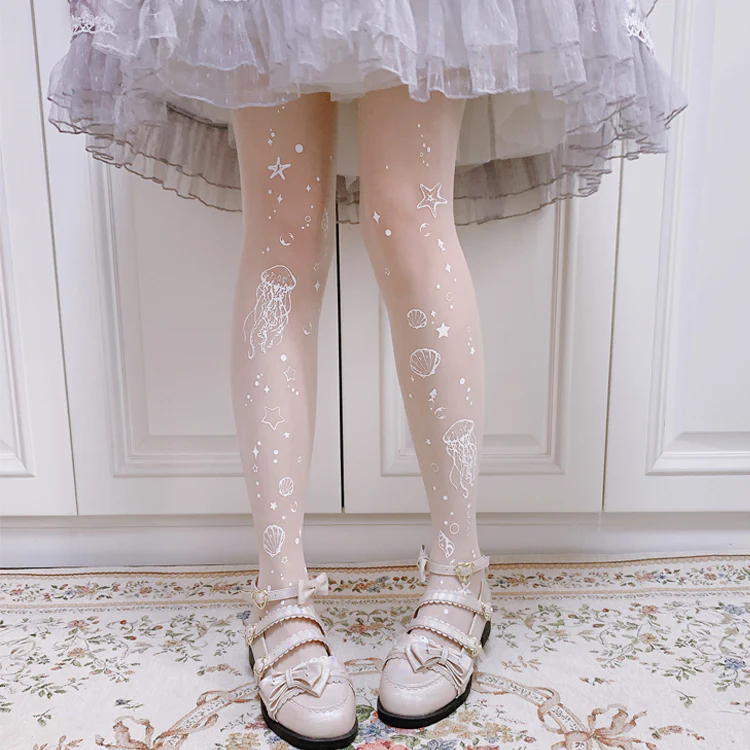 20D Velvelt Lolita Tights Collection - Image 11