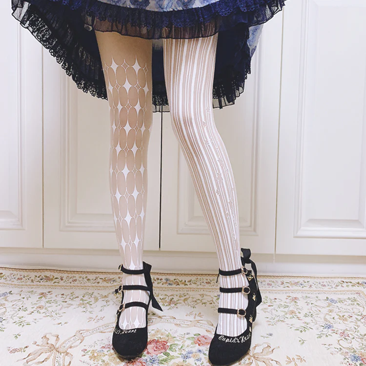 20D Velvelt Lolita Tights Collection - Image 13
