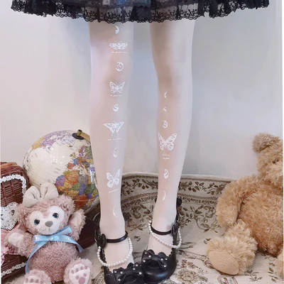 20D Velvelt Lolita Tights Collection - Image 15