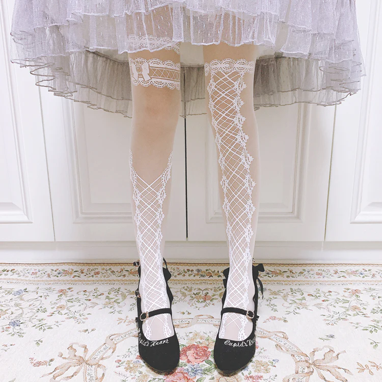 20D Velvelt Lolita Tights Collection - Image 3