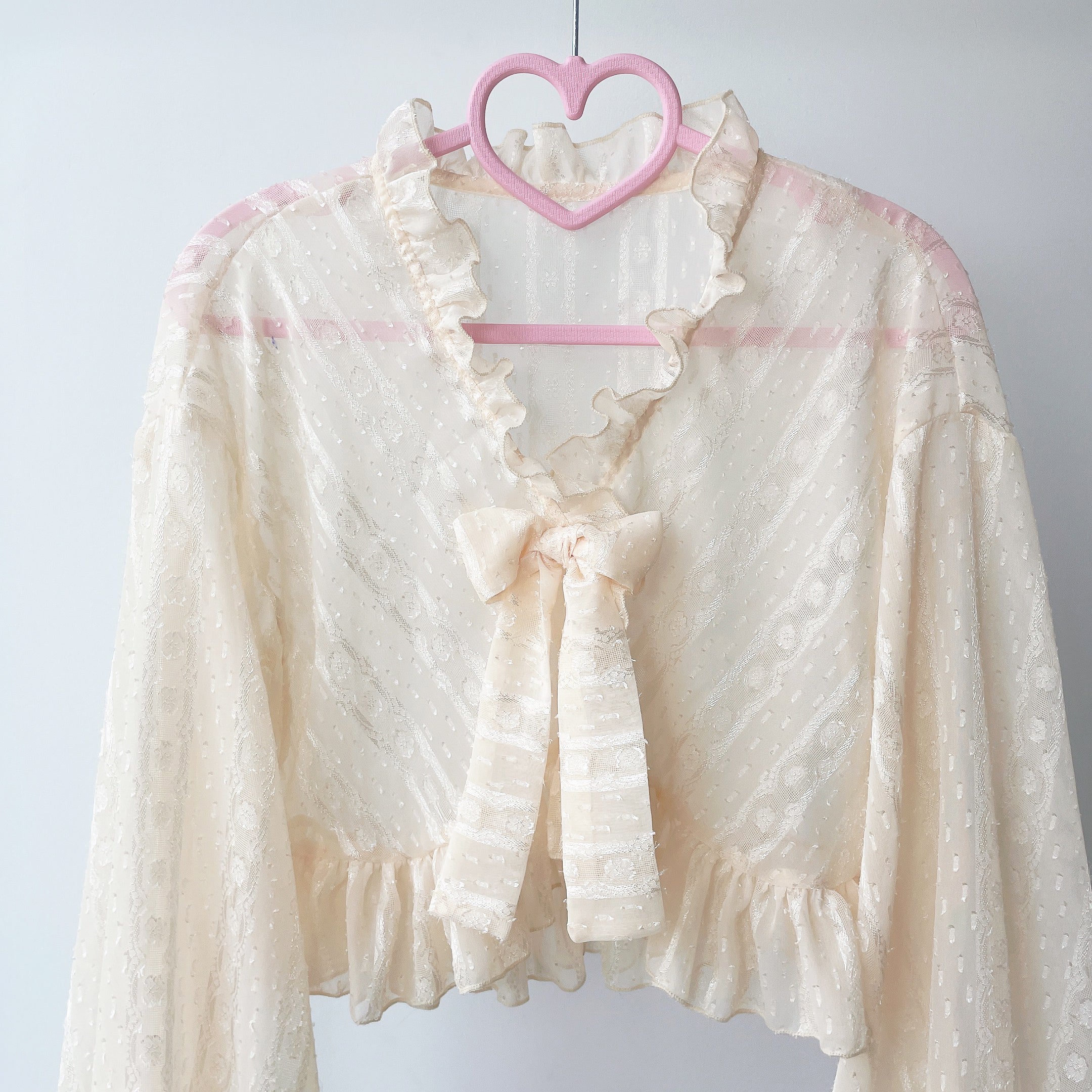 Chiffon Puff Sleeve Lolita Cardigan - Image 16