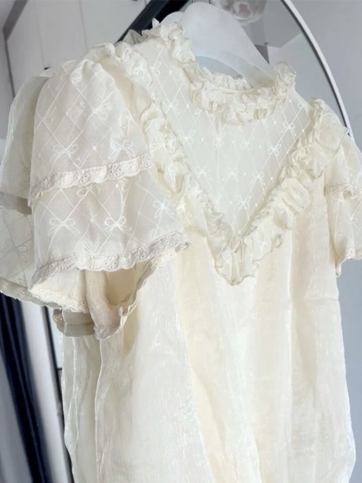 Plus Size Lolita Short Sleeve Shirt - Image 10