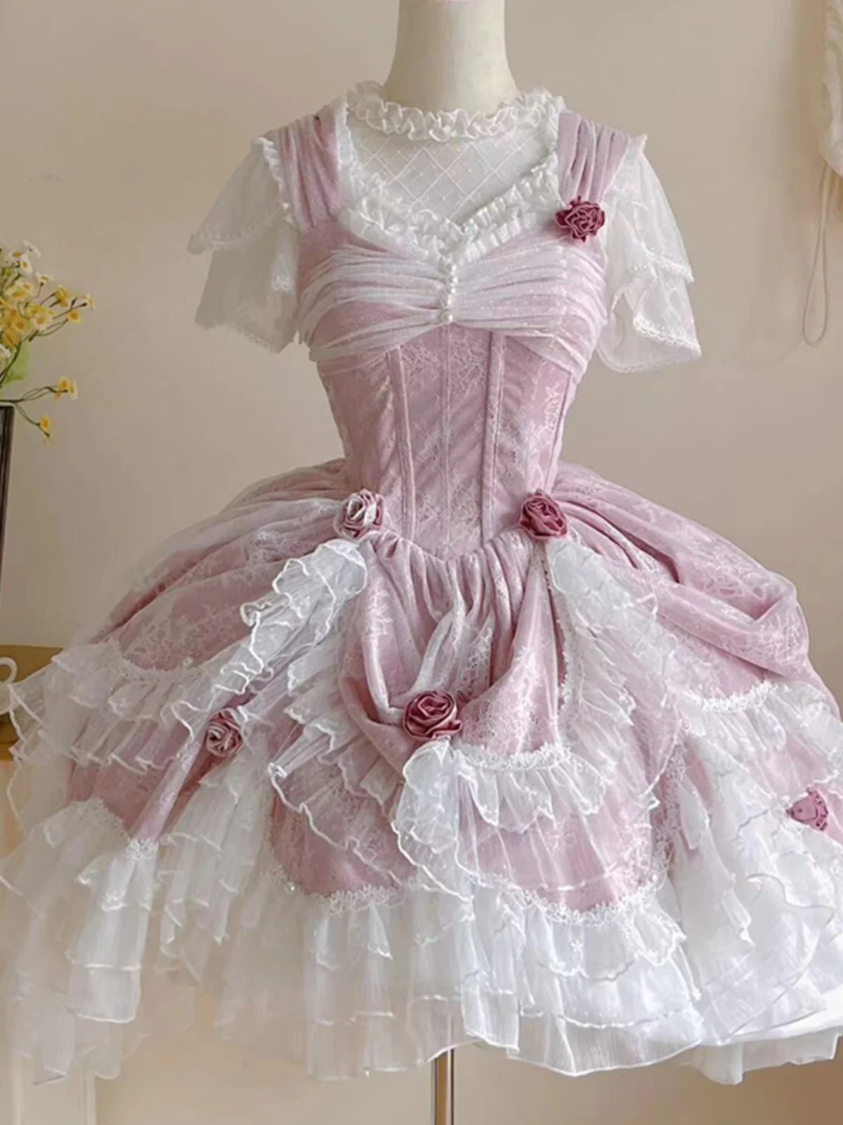 Plus Size Lolita Short Sleeve Shirt - Image 4