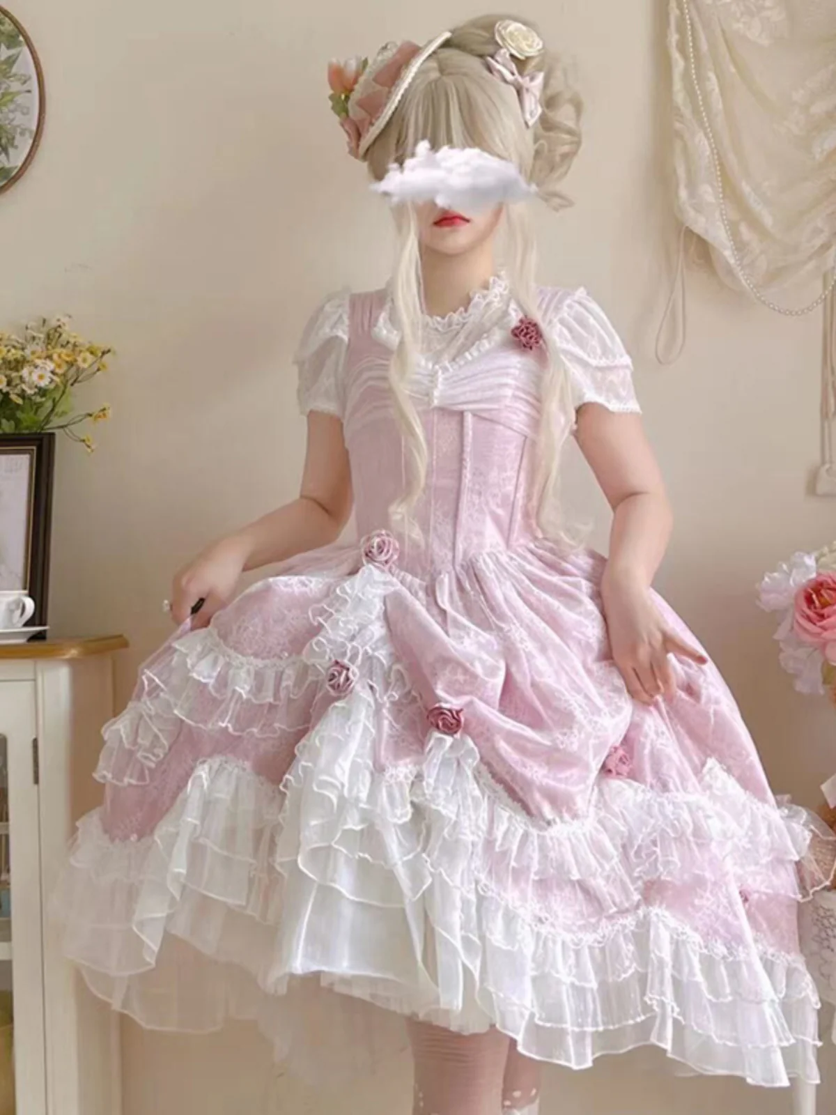 Plus Size Lolita Short Sleeve Shirt - Image 6