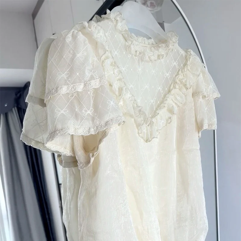 Plus Size Lolita Short Sleeve Shirt - Image 9