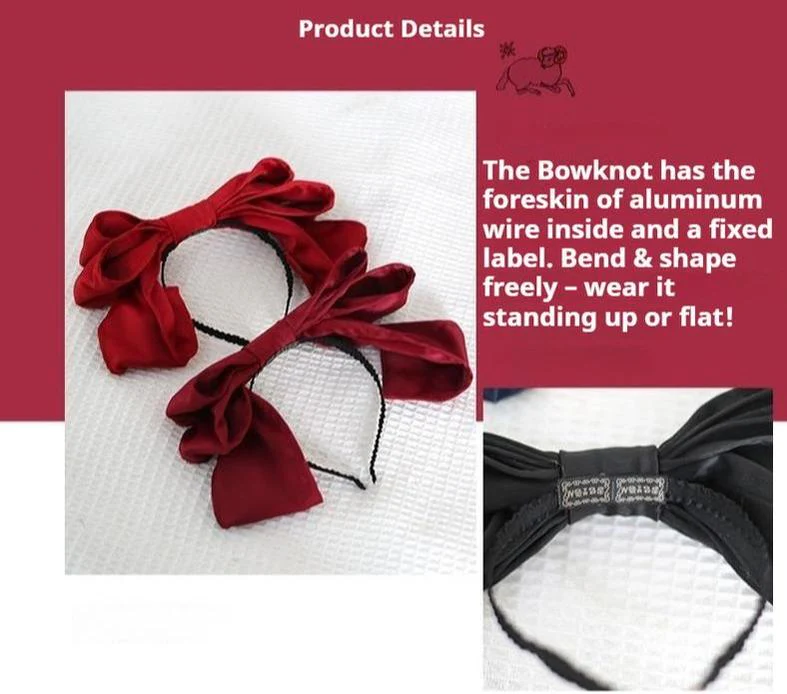 Xiaogui - Satin Doll-like Lolita KC, Layered Bowknot - Image 11