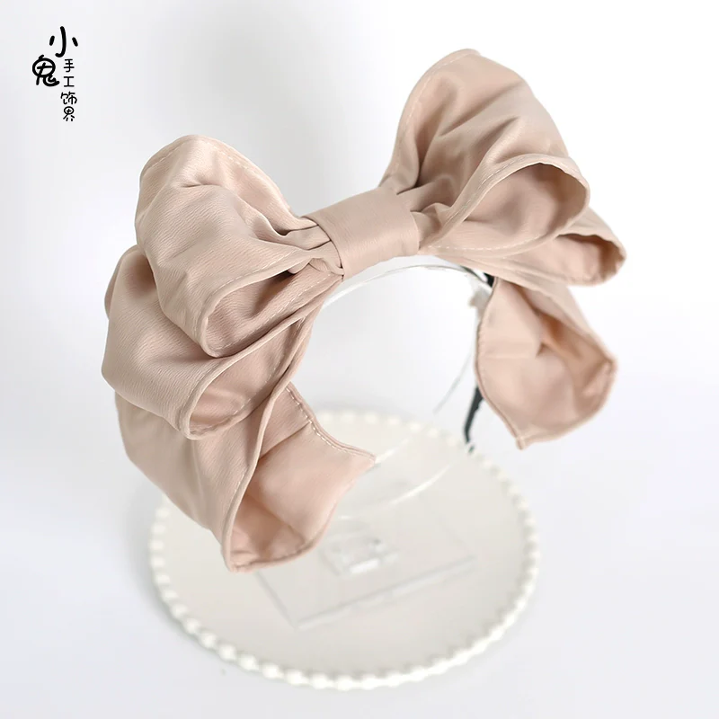 Xiaogui - Satin Doll-like Lolita KC, Layered Bowknot - Image 5