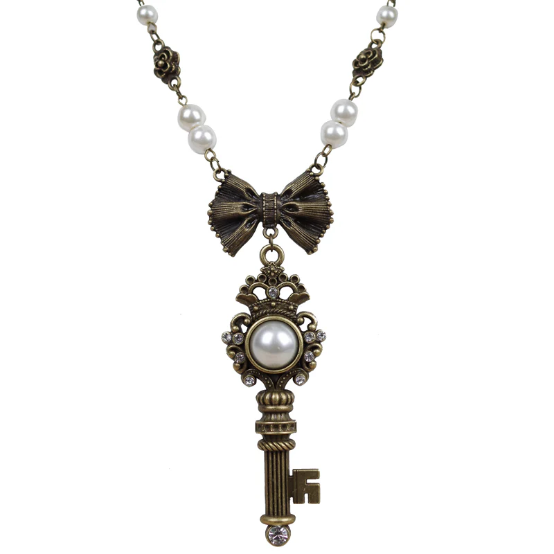 Gothic Lolita Retro Pearl Necklace - Image 5