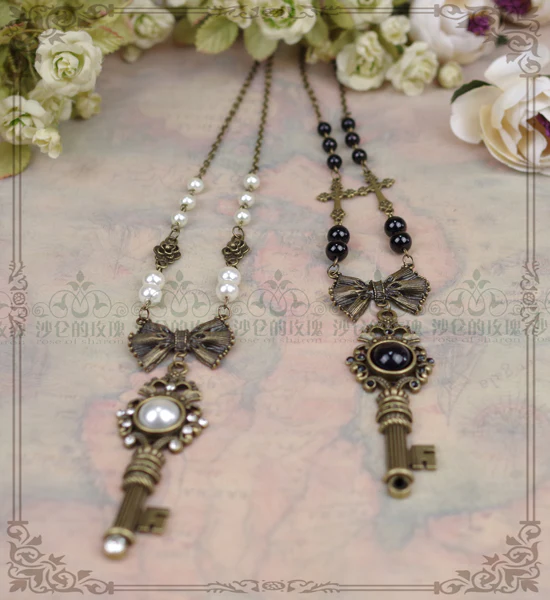 Gothic Lolita Retro Pearl Necklace - Image 6