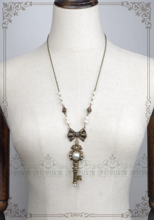 Gothic Lolita Retro Pearl Necklace - Image 8