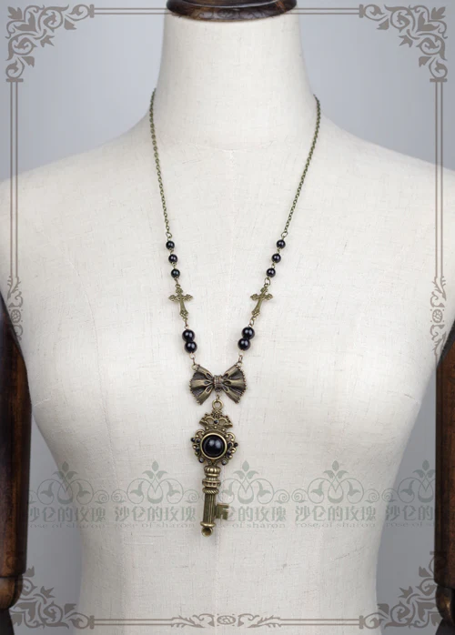 Gothic Lolita Retro Pearl Necklace - Image 9