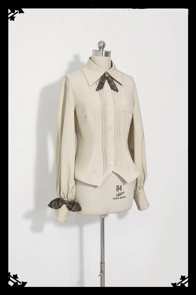 Secret Morning Post - Coffee Retro Ouji Fshion Vest Set - Image 18