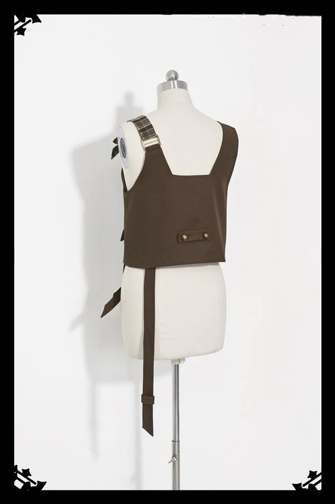 Secret Morning Post - Coffee Retro Ouji Fshion Vest Set - Image 19
