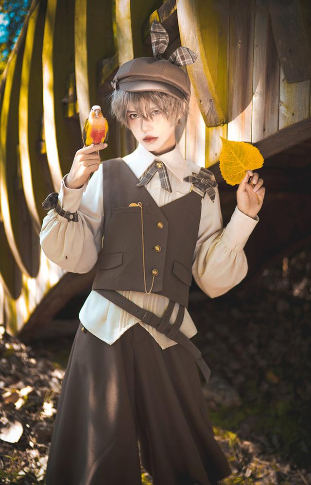 Secret Morning Post - Coffee Retro Ouji Fshion Vest Set - Image 5