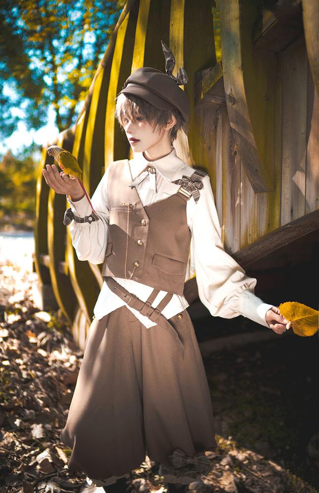 Secret Morning Post - Coffee Retro Ouji Fshion Vest Set - Image 6