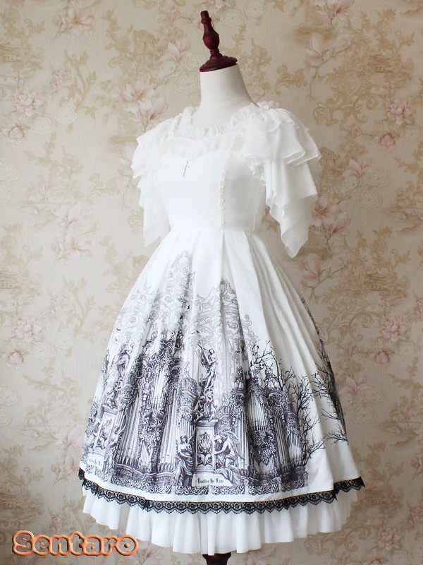 Butterfly Cookies - Summer Fly Sleeves Lolita Chiffon Blouse - Image 16