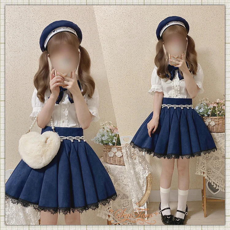 Canneles Elegant Classic High Waist Lolita Skirt - Image 28