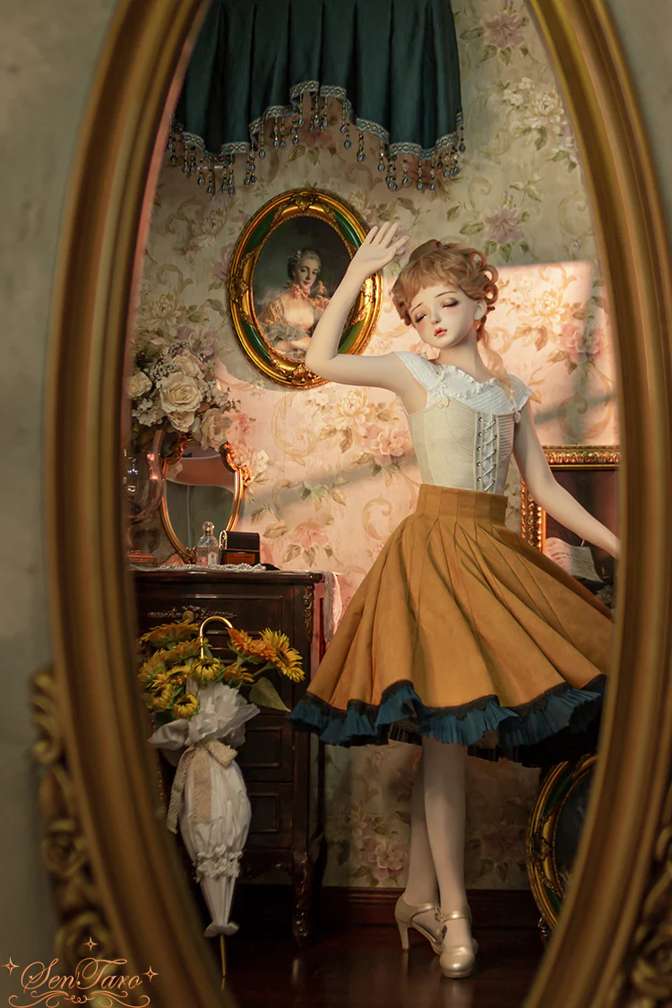 Canneles Elegant Classic High Waist Lolita Skirt - Image 46