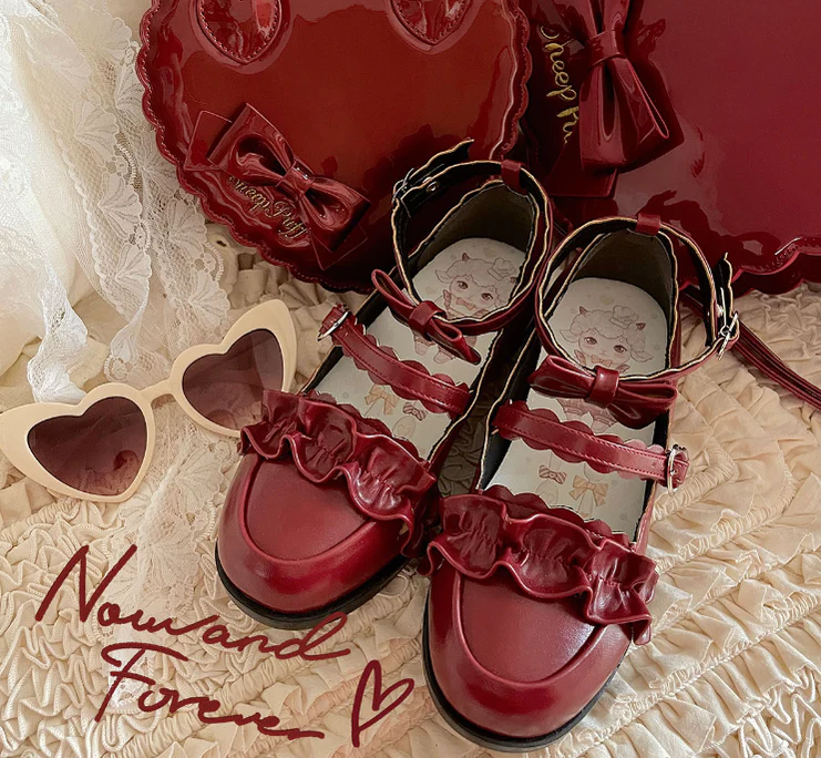 Kawaii Lolita Shoes Multicolors - Image 12