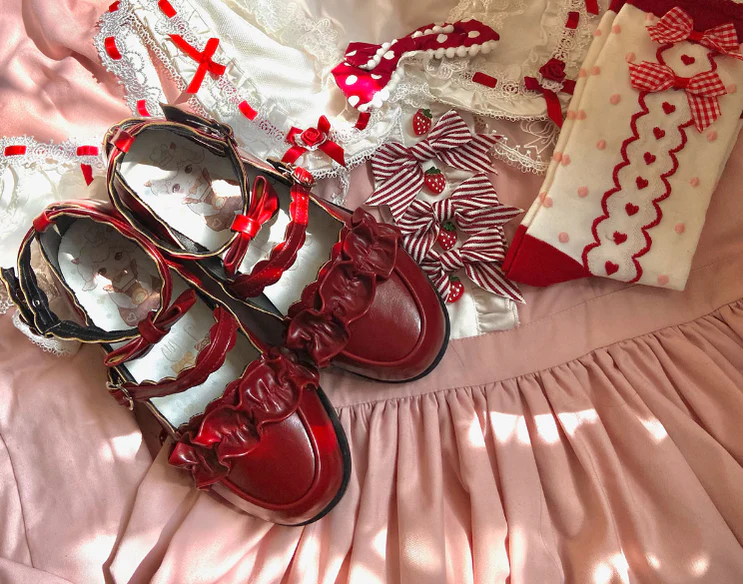 Kawaii Lolita Shoes Multicolors - Image 13