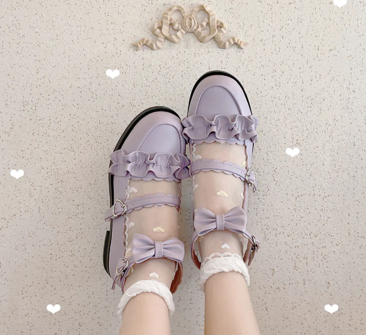 Kawaii Lolita Shoes Multicolors - Image 14