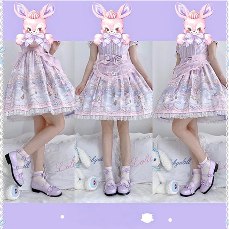 Mei Lulu - Lolita Japanese Lace Single Shoes - Image 35