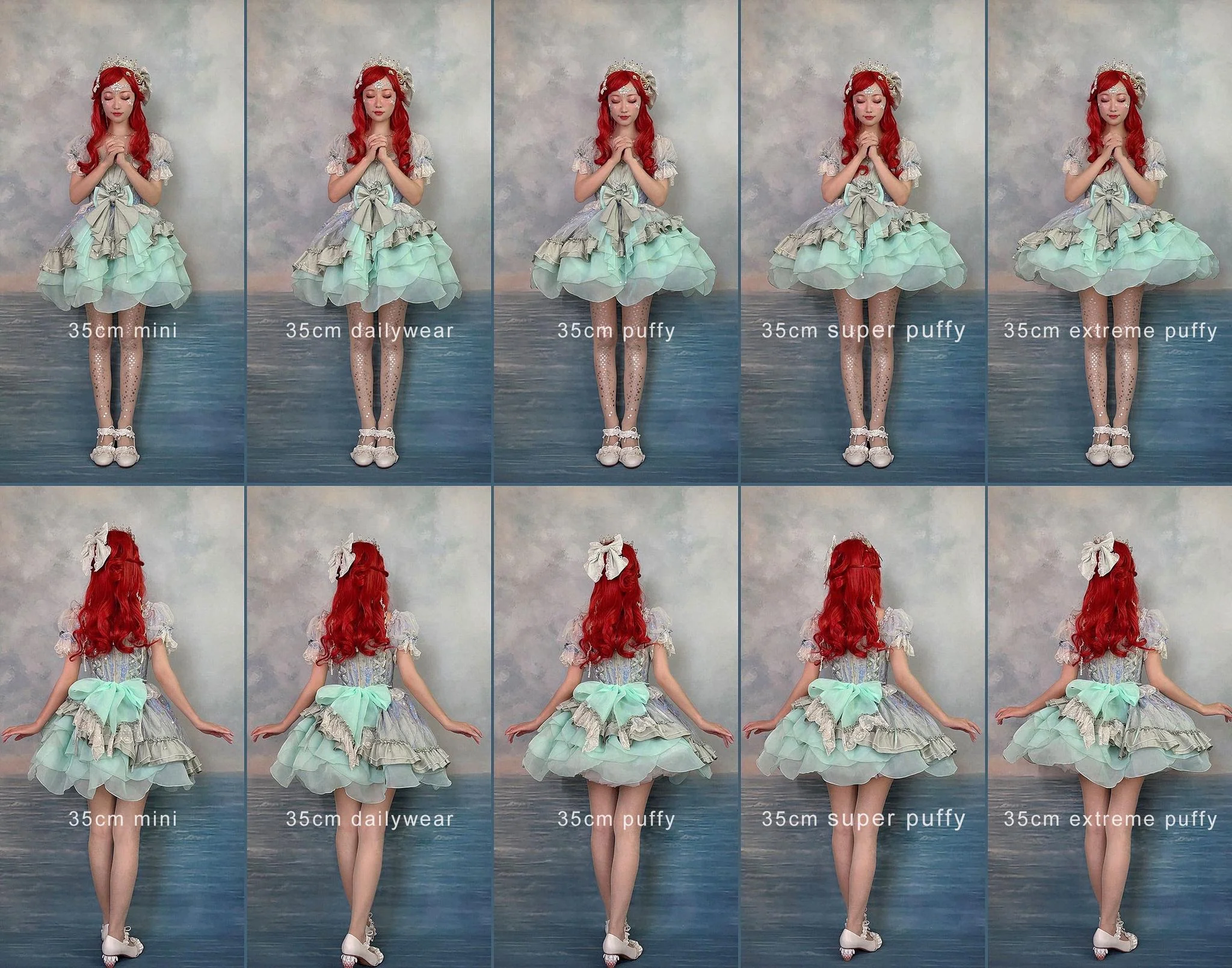 Aurora&Ariel - Short A Line Dailywear Petticoat | 13.8" (35 cm) Length - Image 57