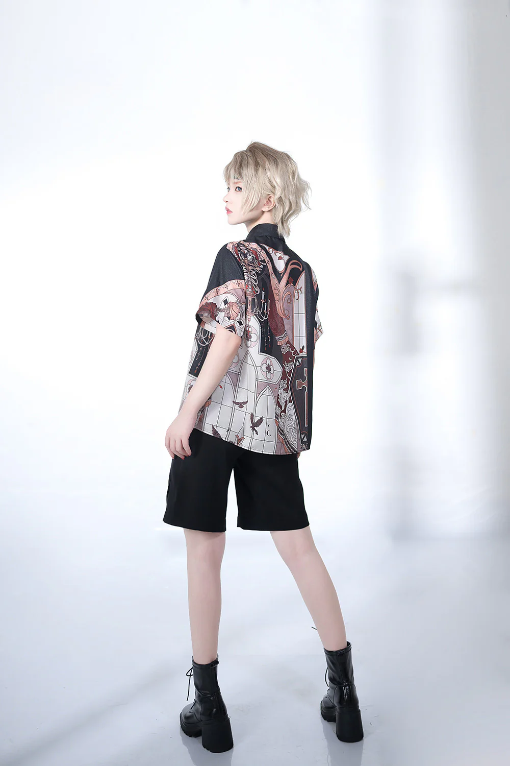Night Instructions - Short Sleeve Ouji Blouse - Image 5