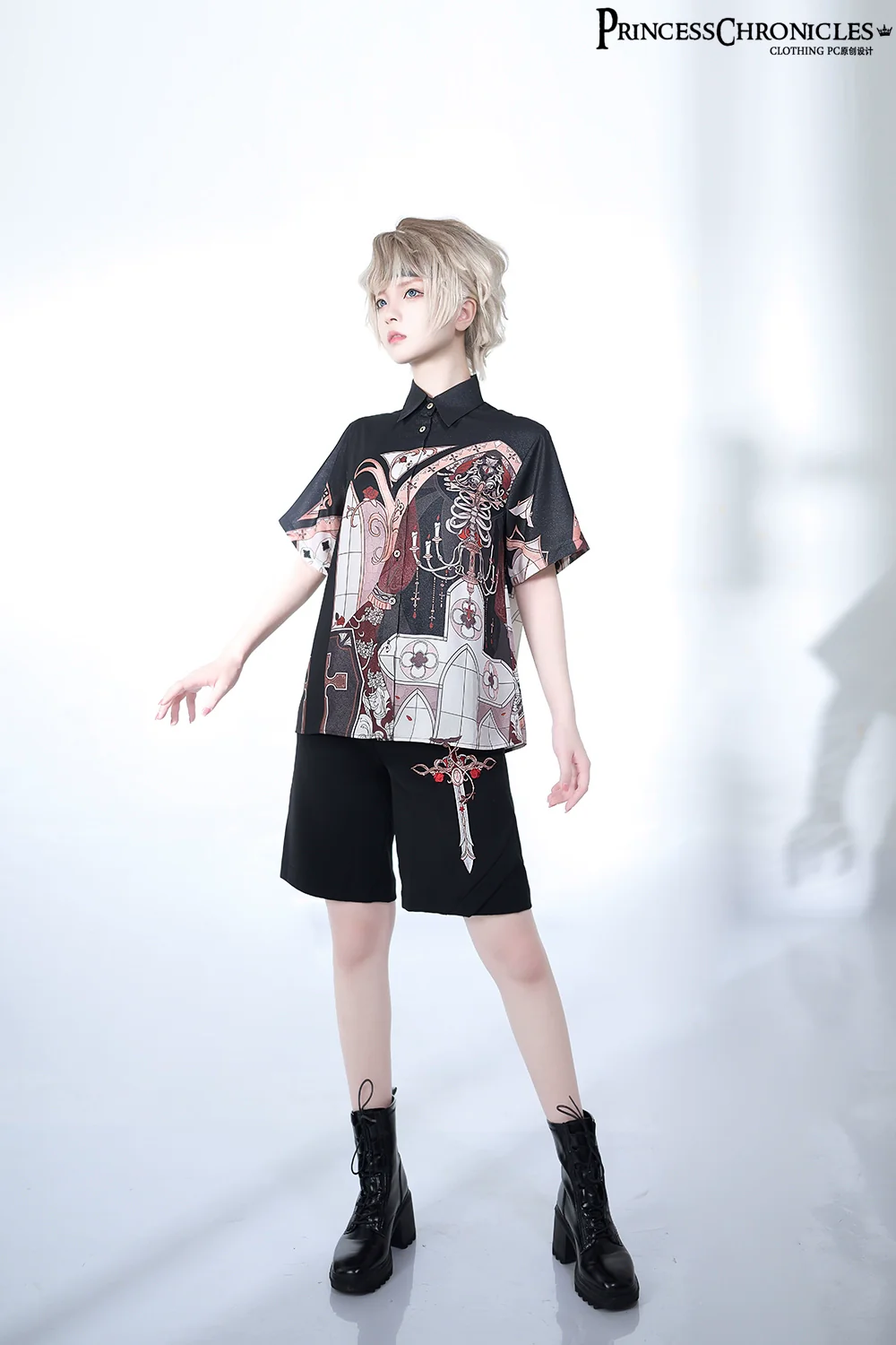 Night Instructions - Short Sleeve Ouji Blouse - Image 9