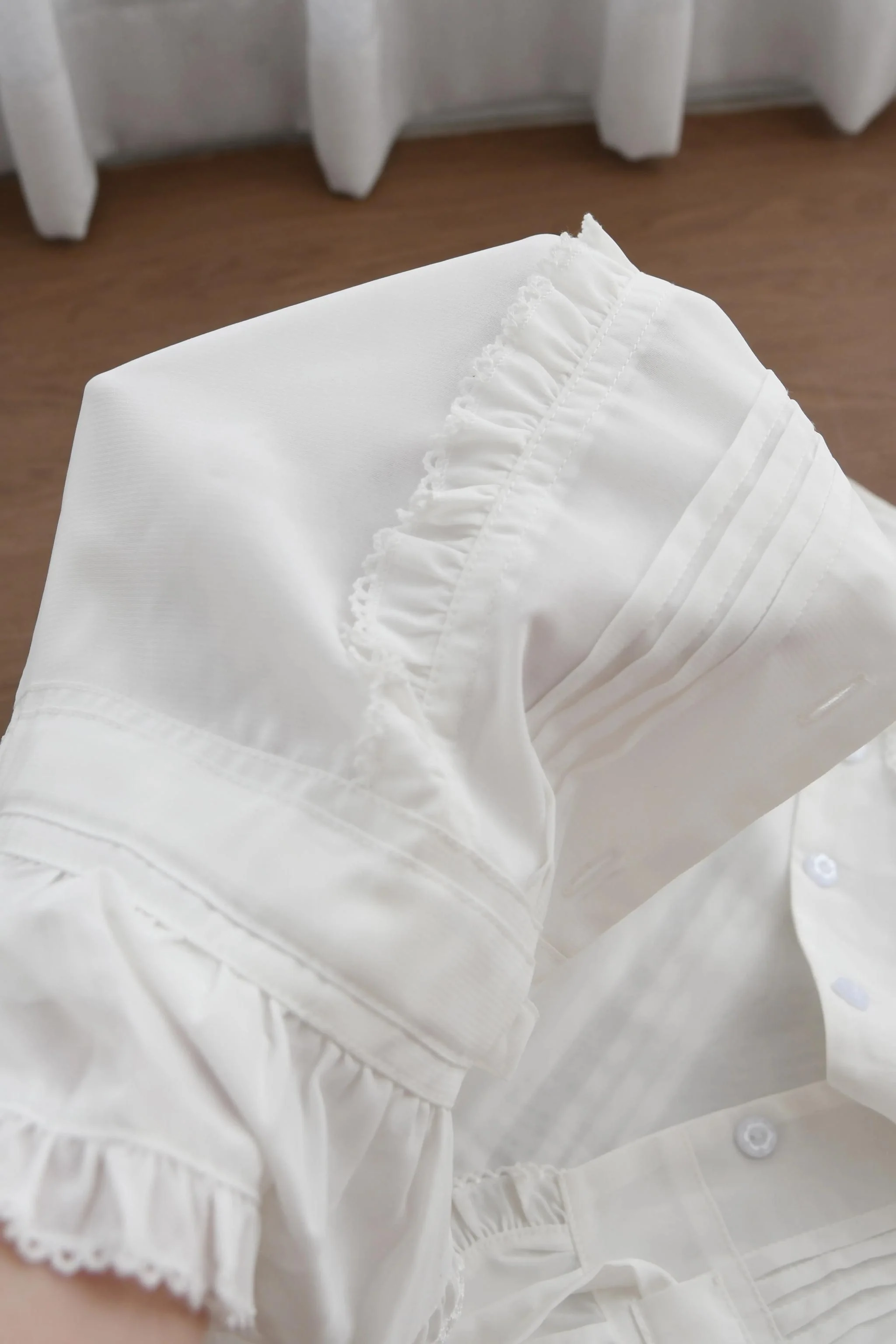 EverSpring - Short Sleeve Sweet Lolita Shirt, Peter Pan Collar - Image 8