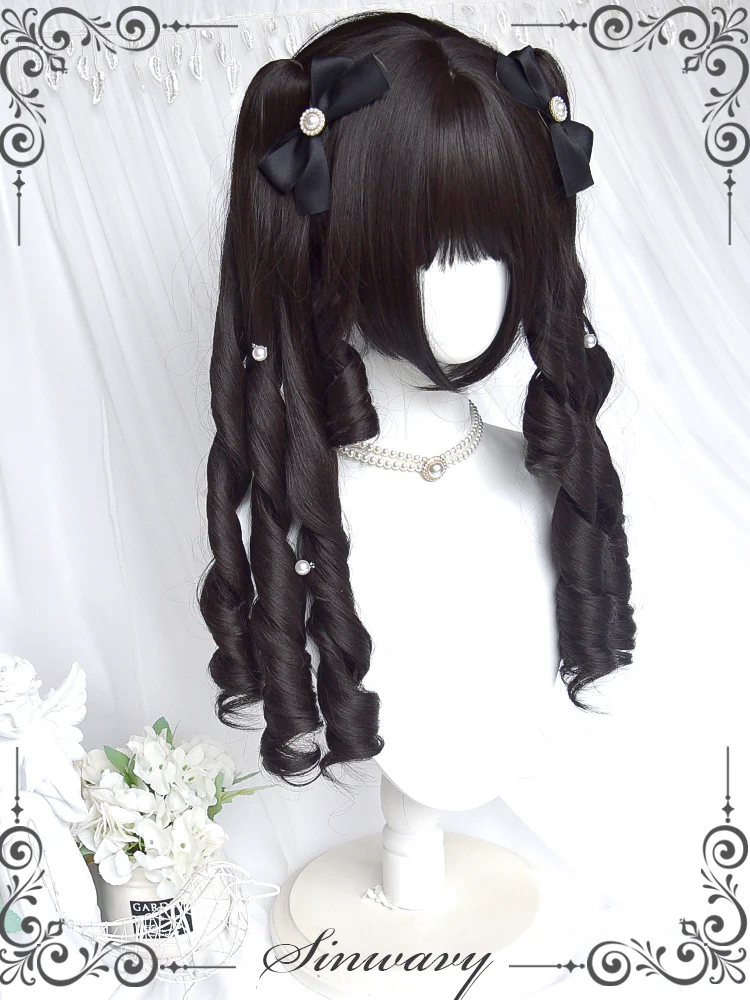 Sinwavy - Retro Elegant Roman Curl Double Ponytail Wig - Image 5