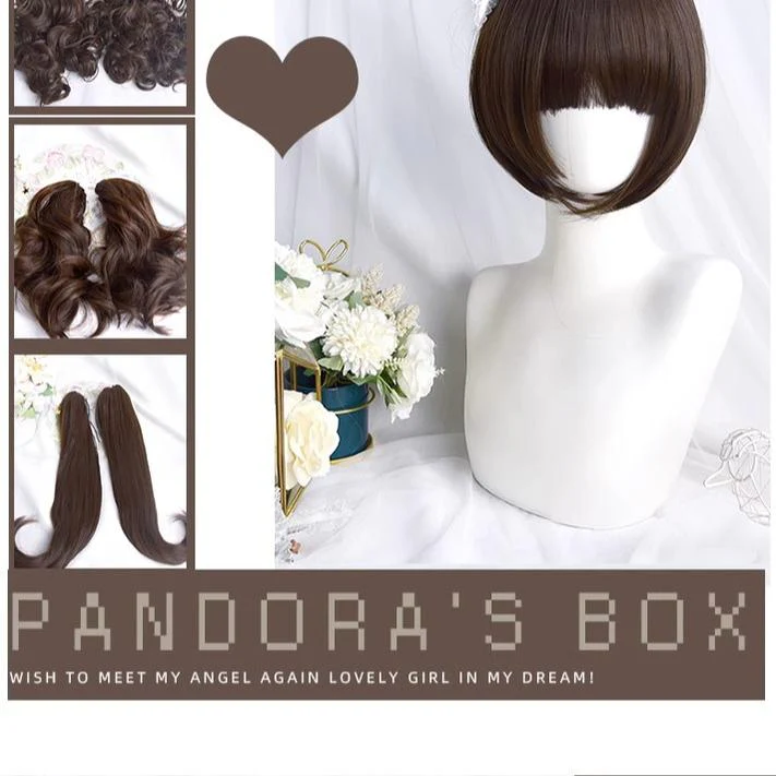 Sinwavy - Pandora's Box - Lolita Short Wig with Cute Double Ponytails - Image 16