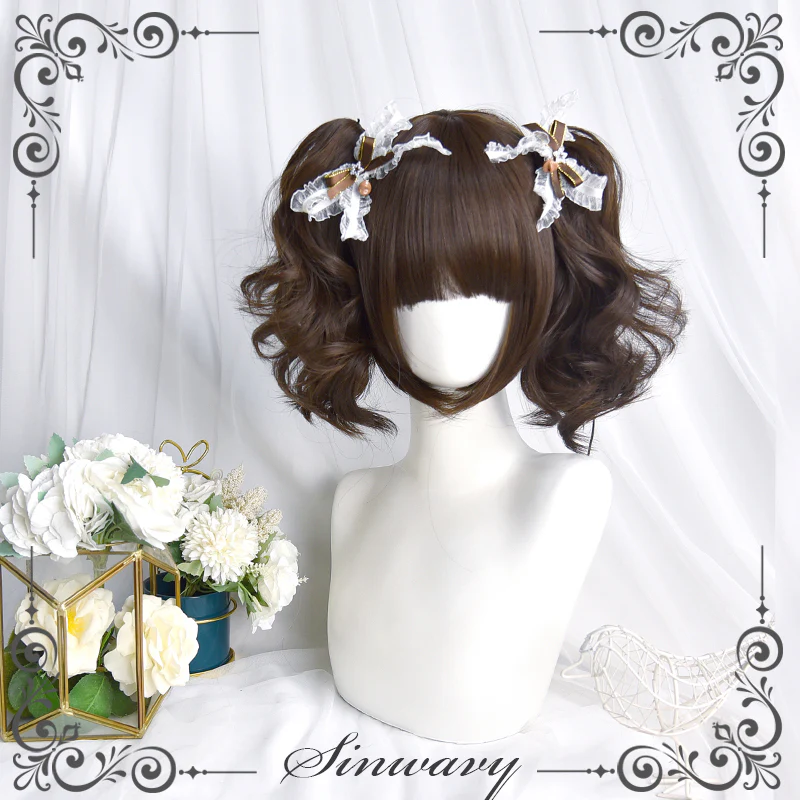 Sinwavy - Pandora's Box - Lolita Short Wig with Cute Double Ponytails - Image 26