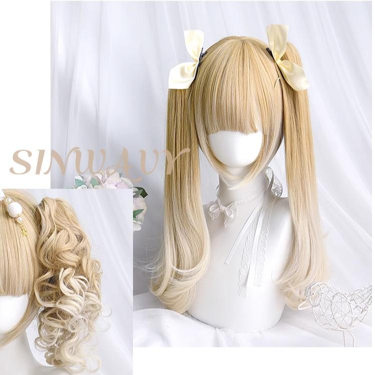 Sinwavy - Pandora's Box - Lolita Short Wig with Cute Double Ponytails - Image 7