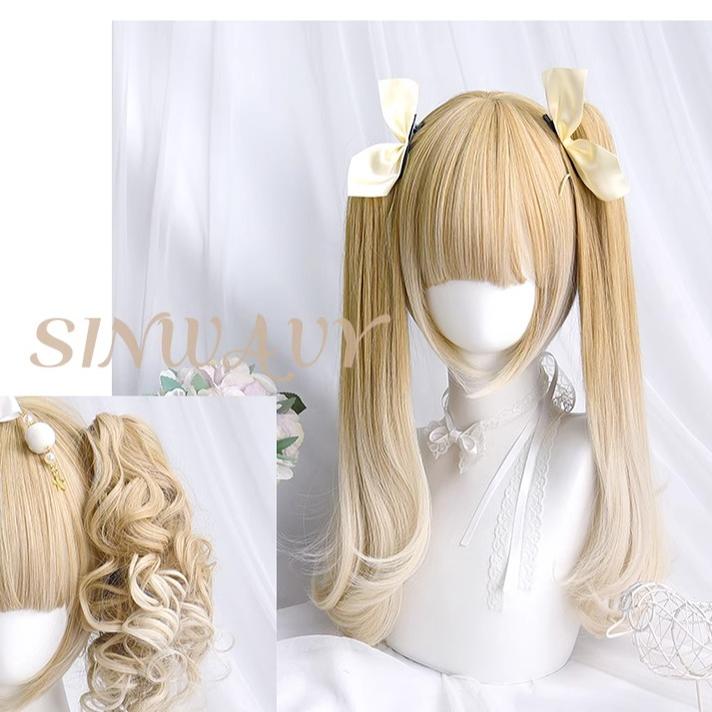 Sinwavy - Pandora's Box - Lolita Short Wig with Cute Double Ponytails - Image 9