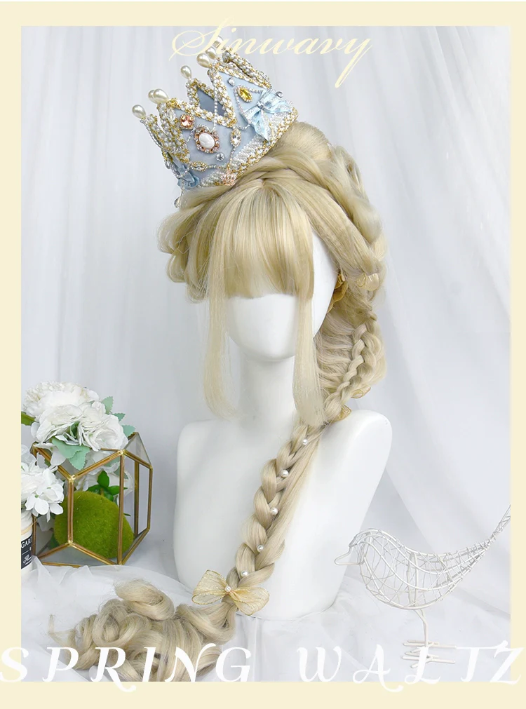 Sinwavy - Waltz - Elegant Lolita Long Curly Wig Multicolors - Image 15