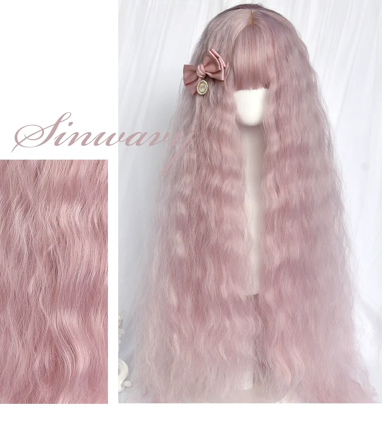 Sinwavy - Waltz - Elegant Lolita Long Curly Wig Multicolors - Image 6