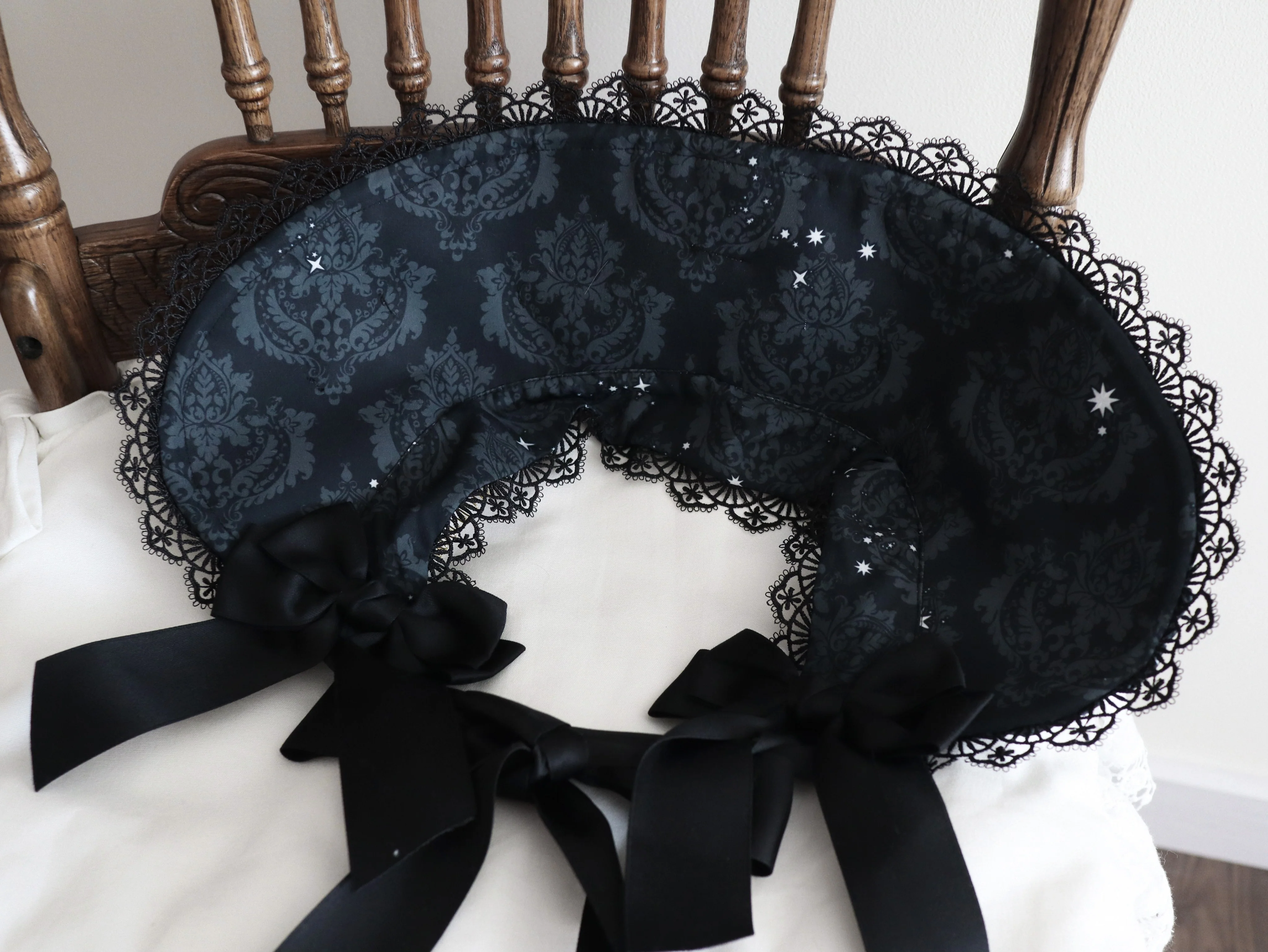 Dragonbone Lily - Dragon Skeleton Print Gothic Lolita Bust-supporting JSK and BNT - Image 36
