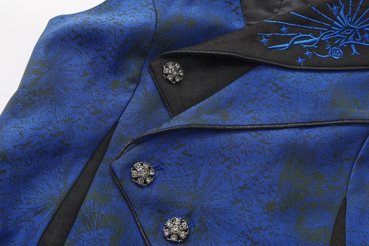 Timeless Oath - Sleeveless Ouji Lolita Vest Coat, Embroidered Sword - Image 4