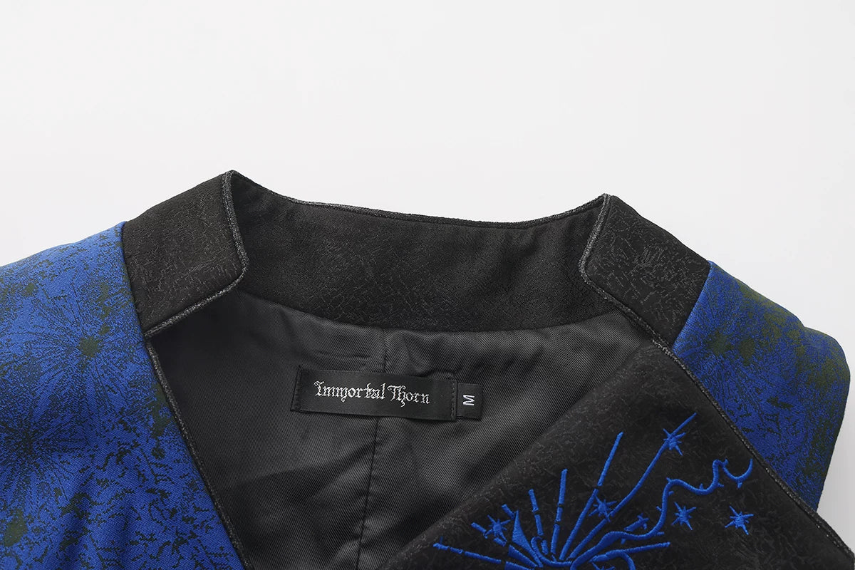 Timeless Oath - Sleeveless Ouji Lolita Vest Coat, Embroidered Sword - Image 6